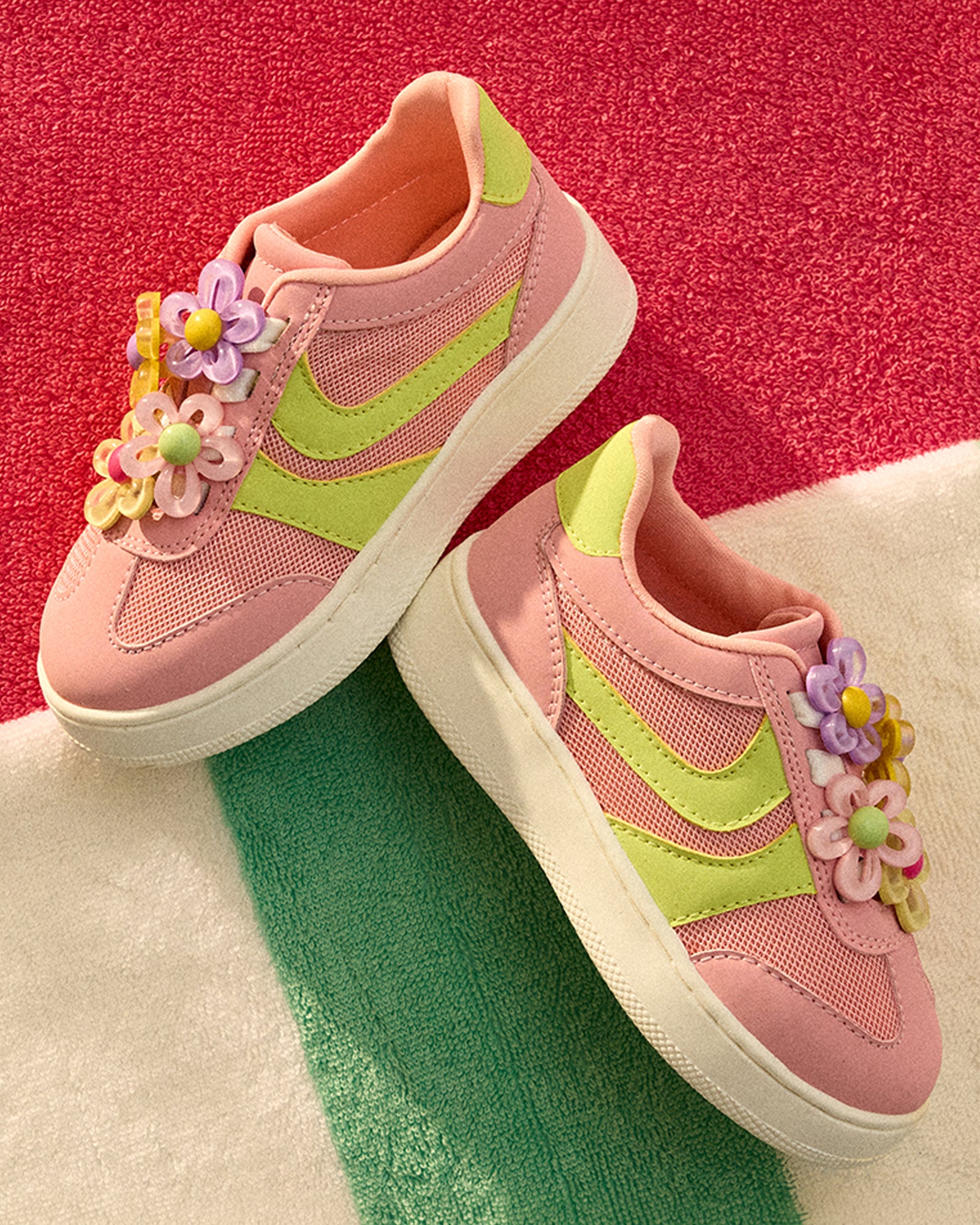 TODDLERS' JERSEY LIME/PINK - view 6