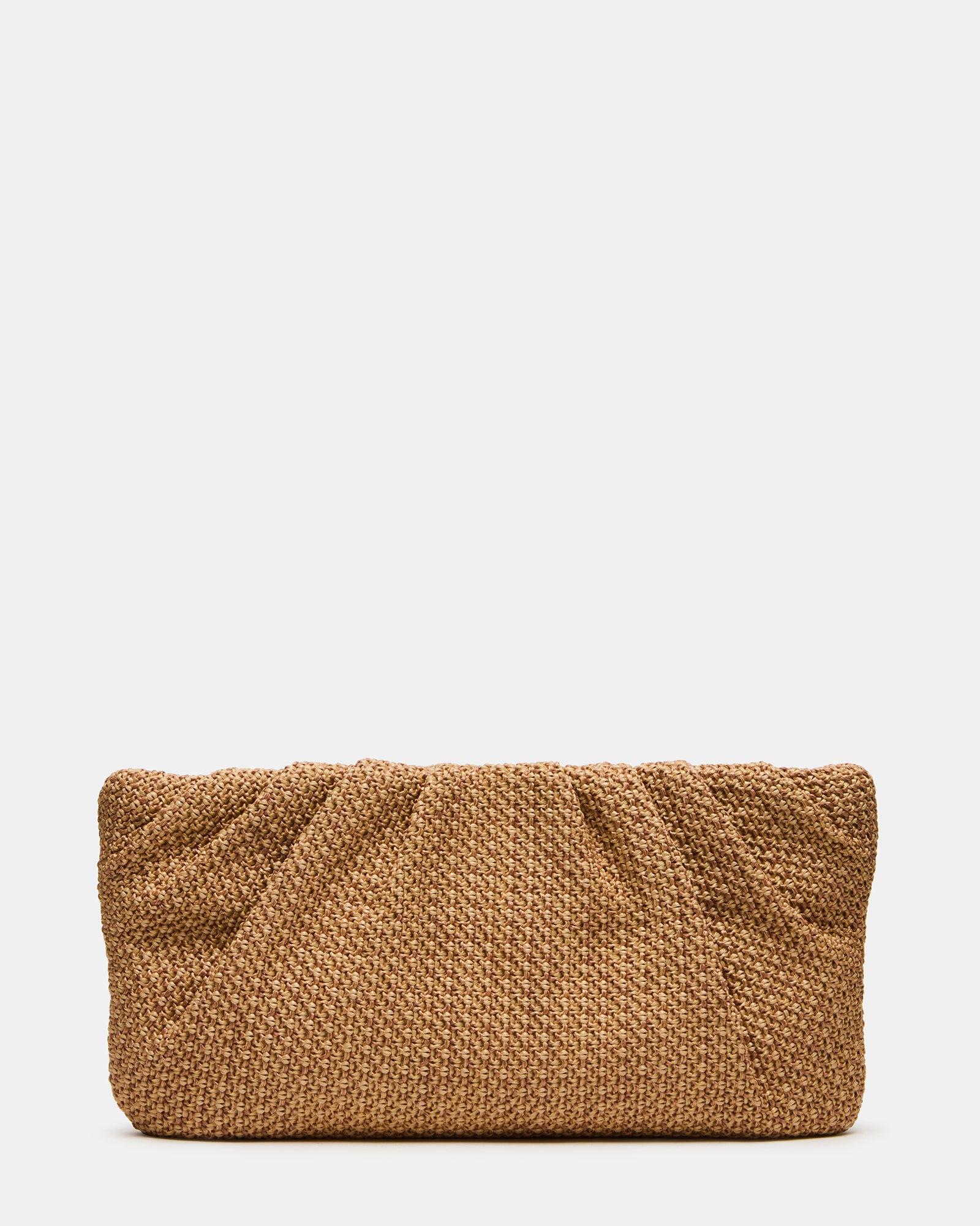 TULUM Natural Straw Clutch Crossbody Handbag | Steve Madden