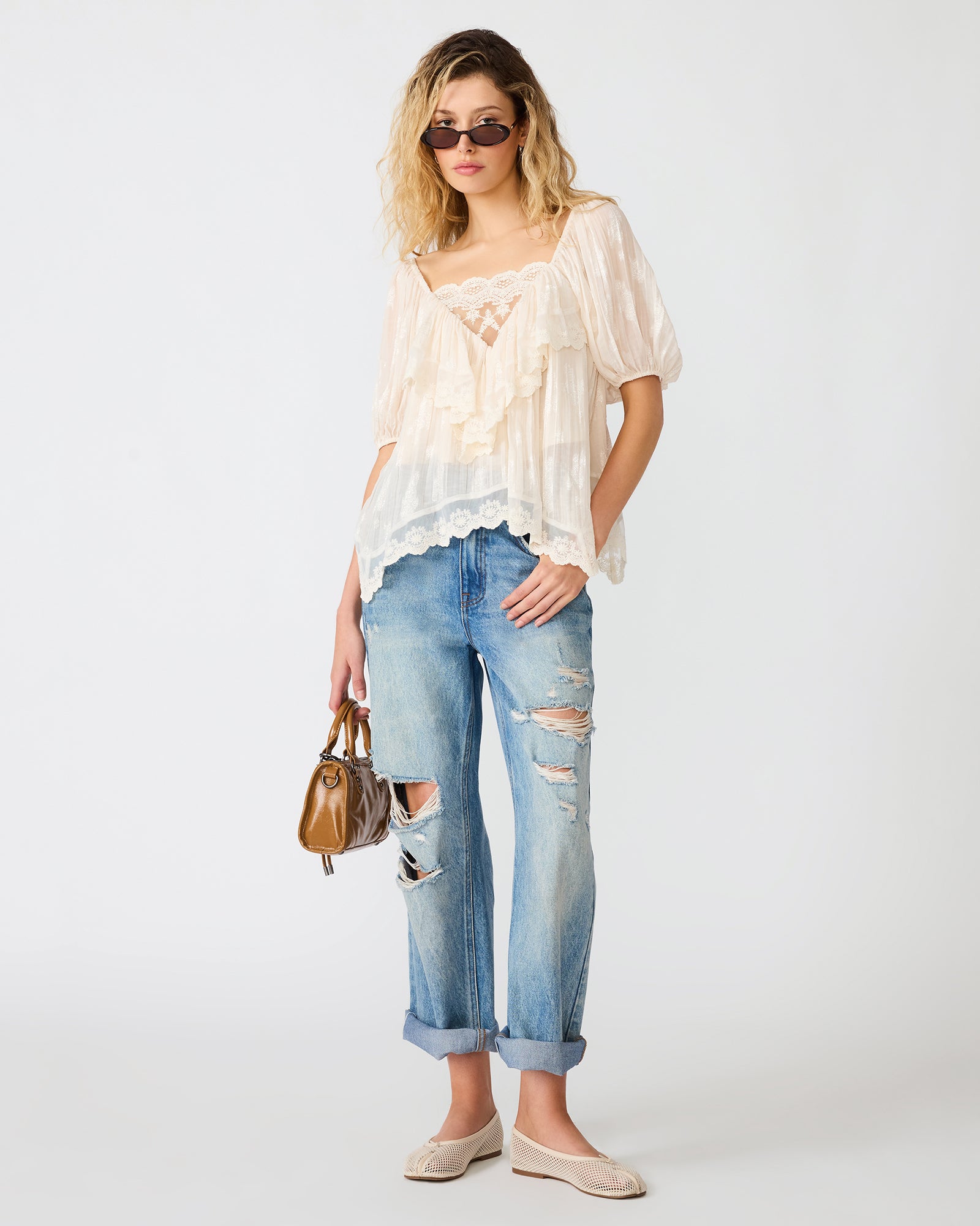 VICKIE TOP CREAM - view 2