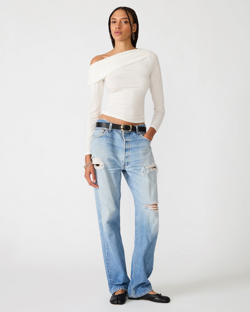 RYDER KNIT TOP CREAM - view 2