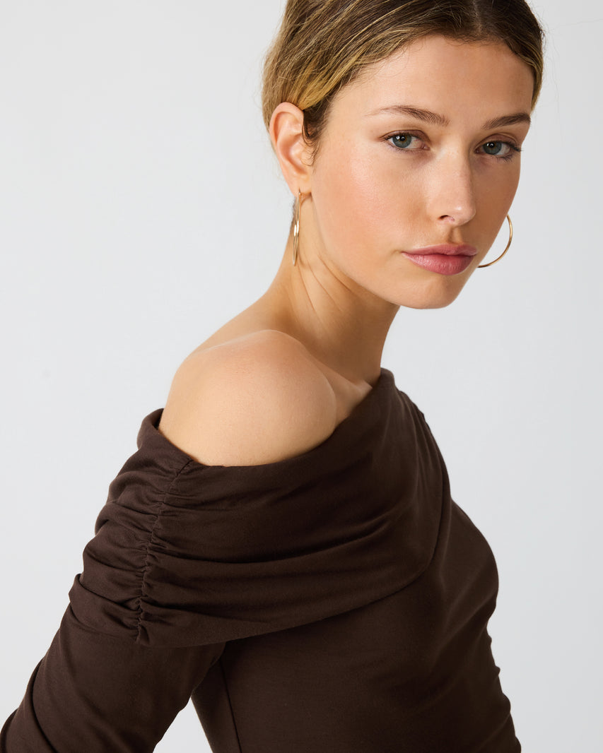 RYDER KNIT TOP WALNUT - view 5