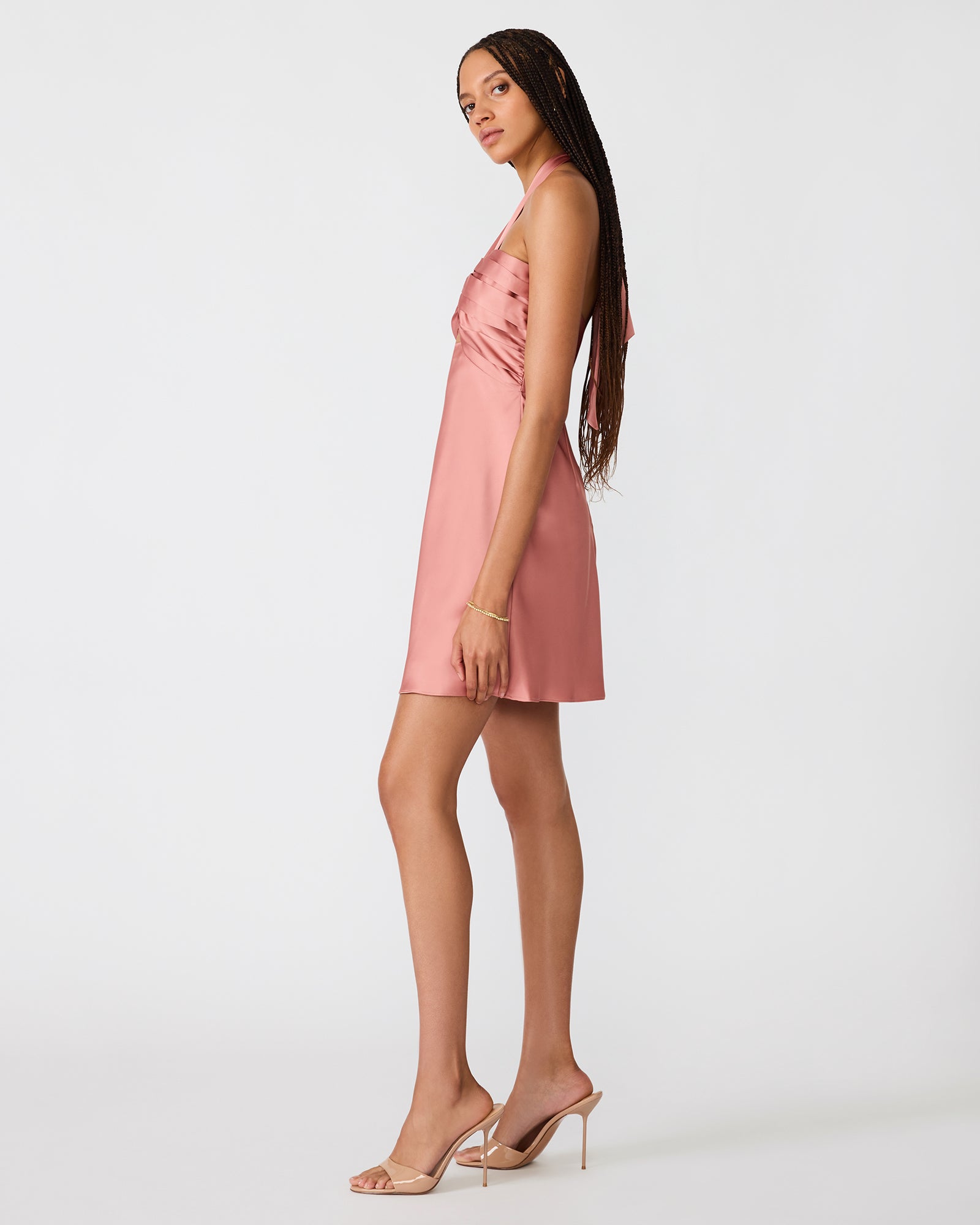 EVIANA DRESS ROSE NUDE - view 2