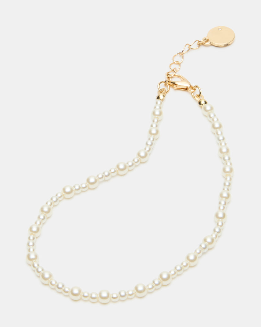 2-PIECE PEARL CHAIN ANKLET SET - view 2