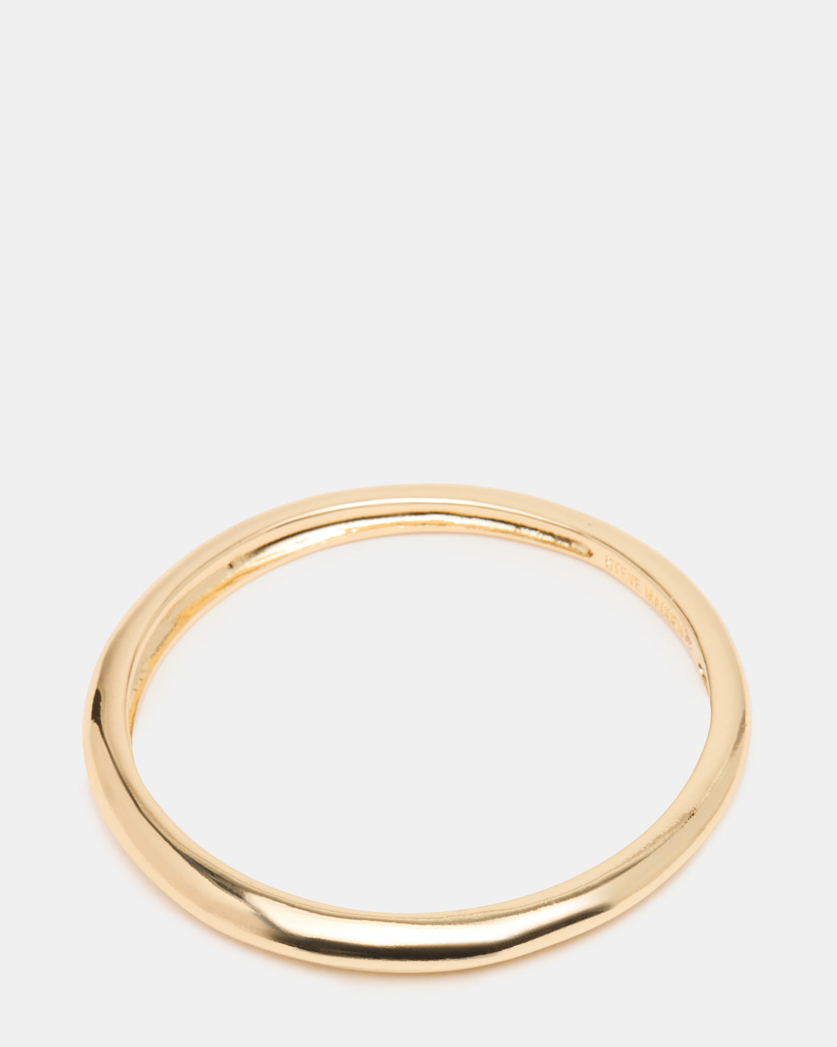 SKINNY BANGLE BAND BRACELET GOLD - view 3