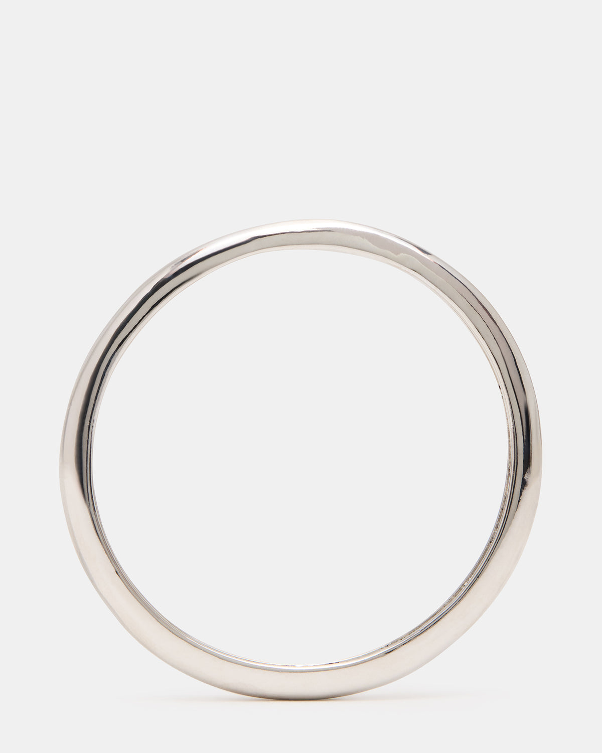 SKINNY BANGLE BAND Silver Women's Bracelet | Steve Madden