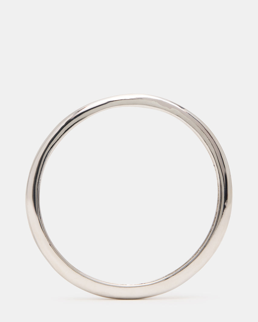 SKINNY BANGLE BAND Silver Women's Bracelet | Steve Madden