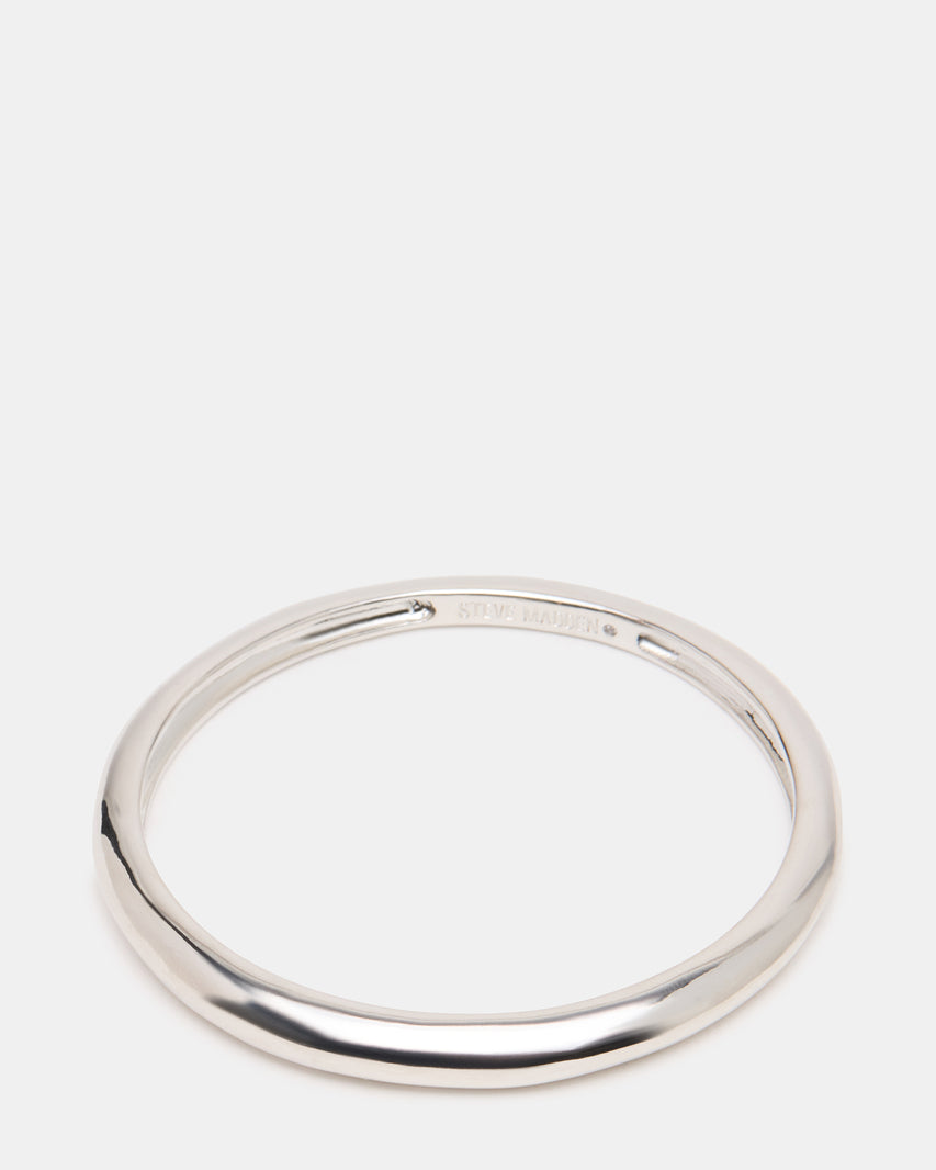 SKINNY BANGLE BAND BRACELET SILVER - view 3