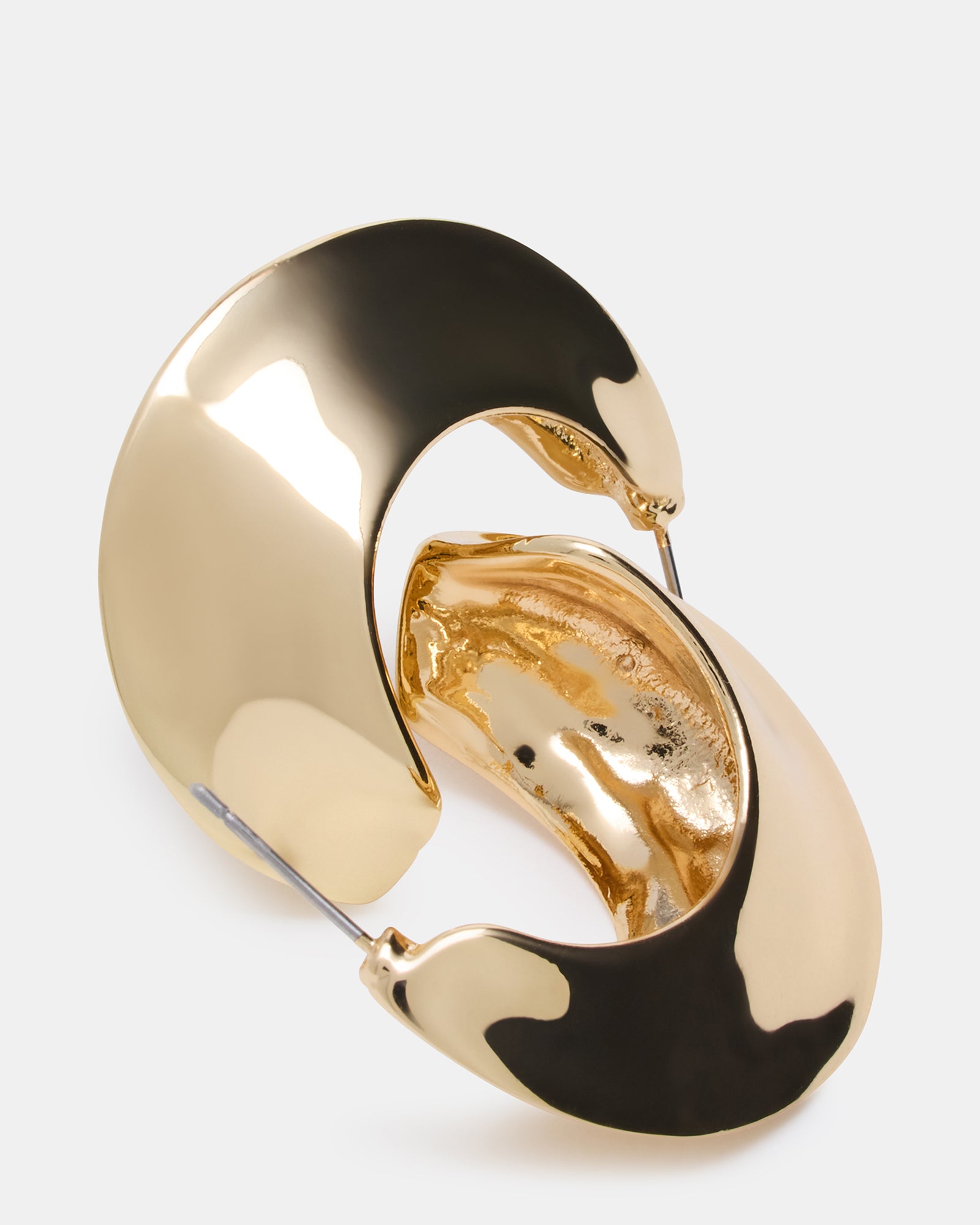 CRESCENT EARRINGS GOLD