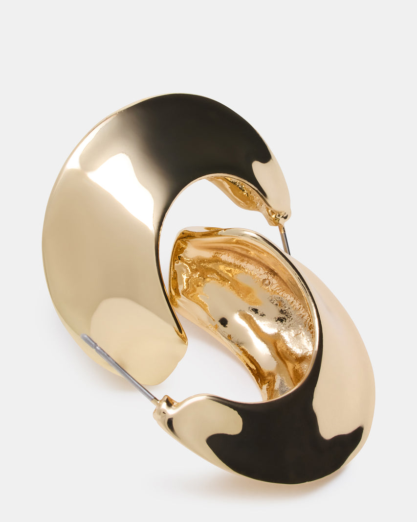 CRESCENT EARRINGS GOLD