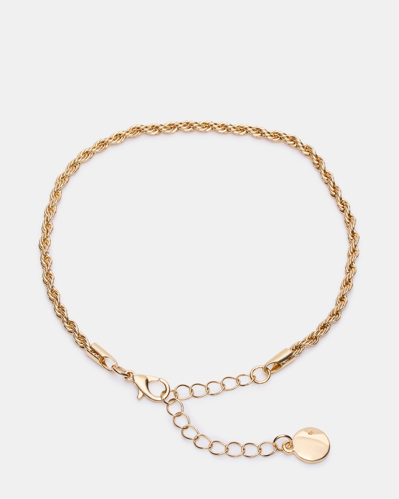 ROPE CHAIN ANKLET GOLD - view 3