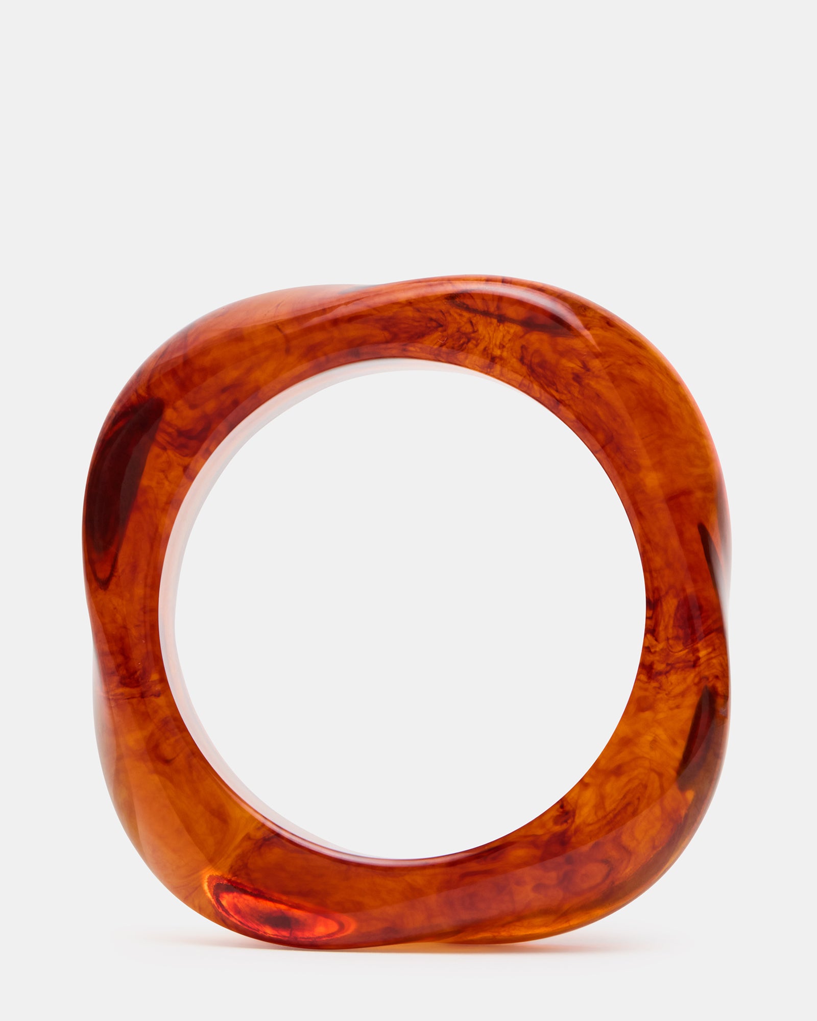 CURVED RETRO BRACELET Natural Women's Bangle Bracelet | Steve Madden