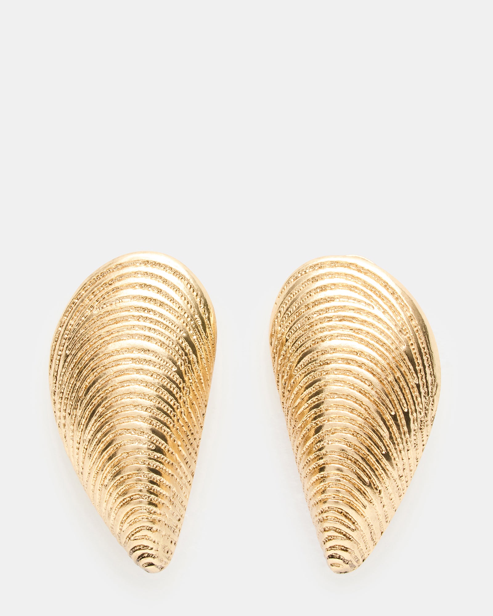 OYSTER Gold Shell Beach Women's Earrings | Steve Madden