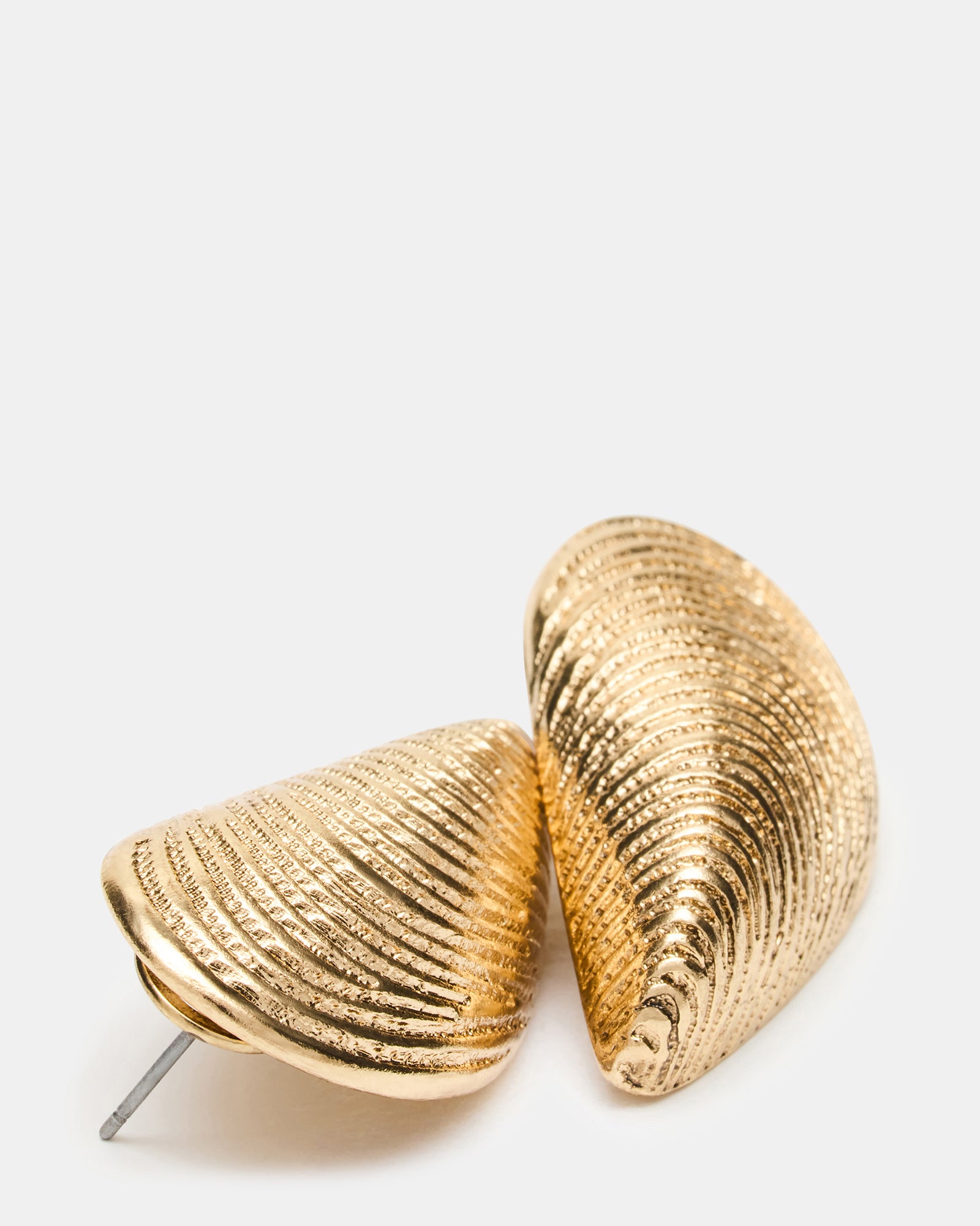OYSTER SHELL EARINGS GOLD - view 3