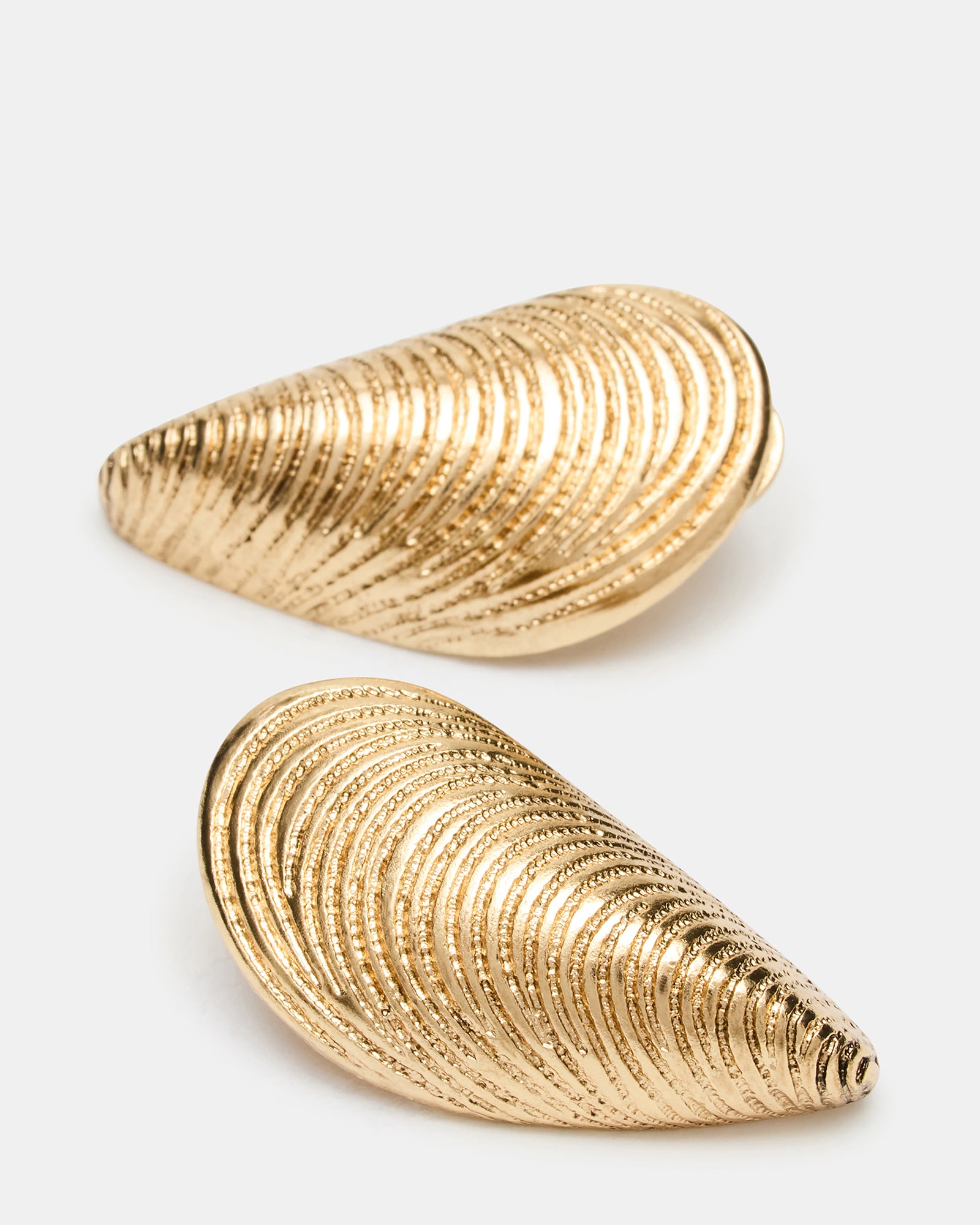 OYSTER SHELL EARINGS GOLD - view 2