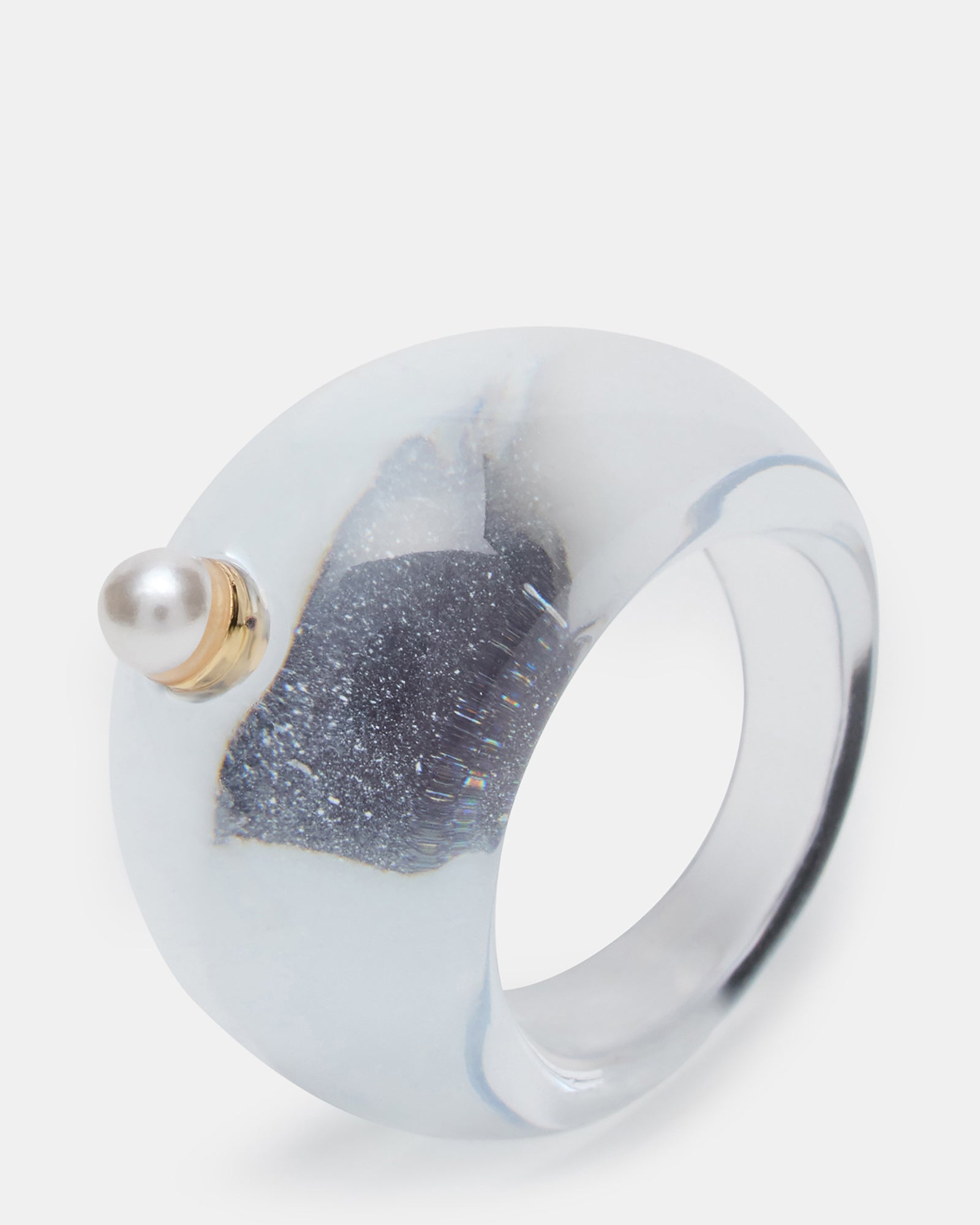 OVAL-CUT JELLY RING BLUE - view 2