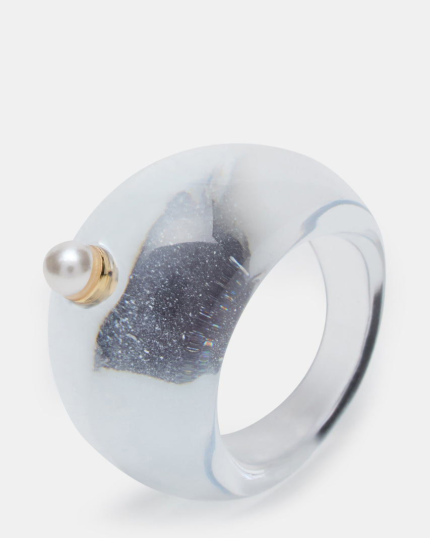 OVAL-CUT JELLY RING BLUE - view 2