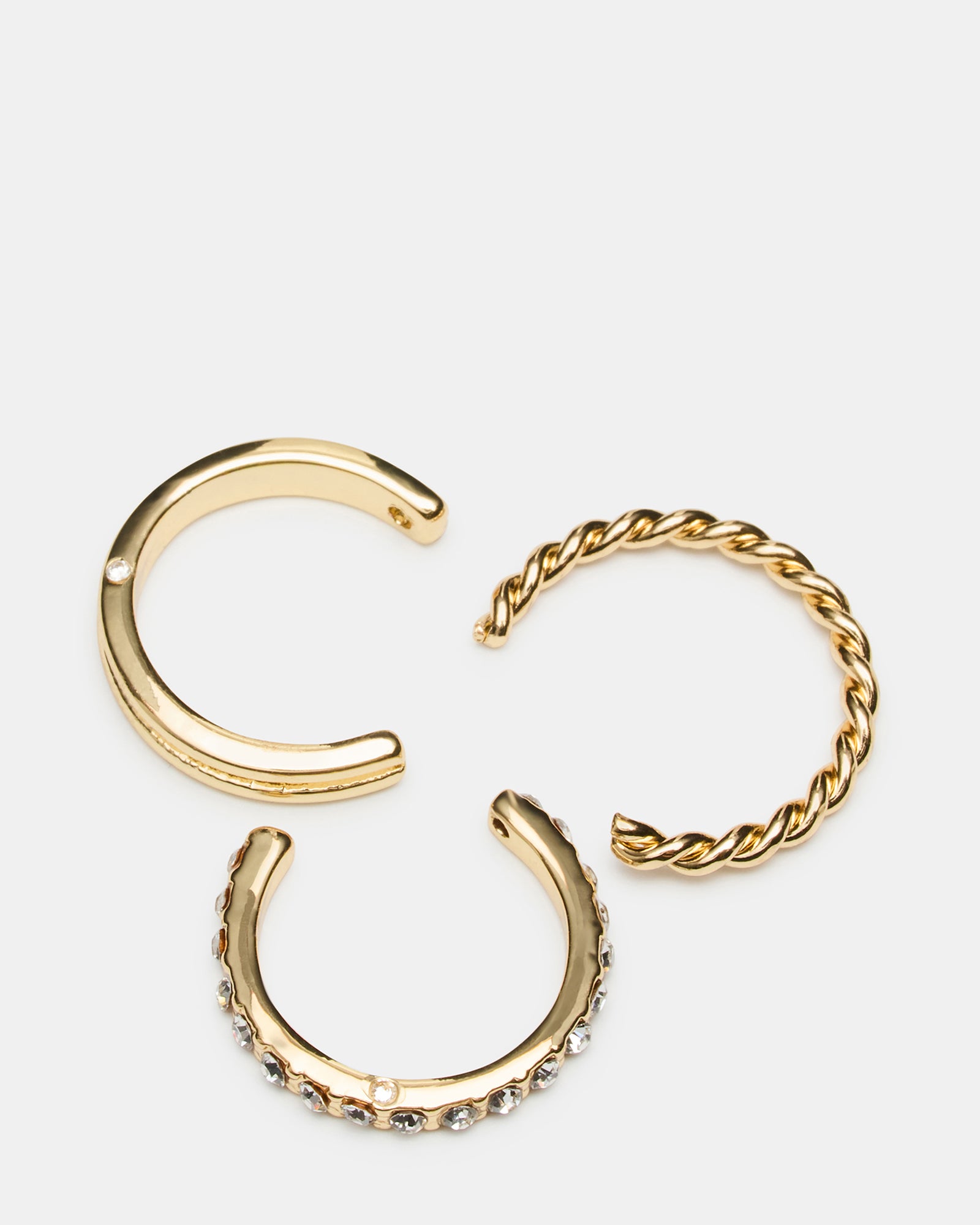 EMBELLISHED TOE RING SET GOLD - view 2