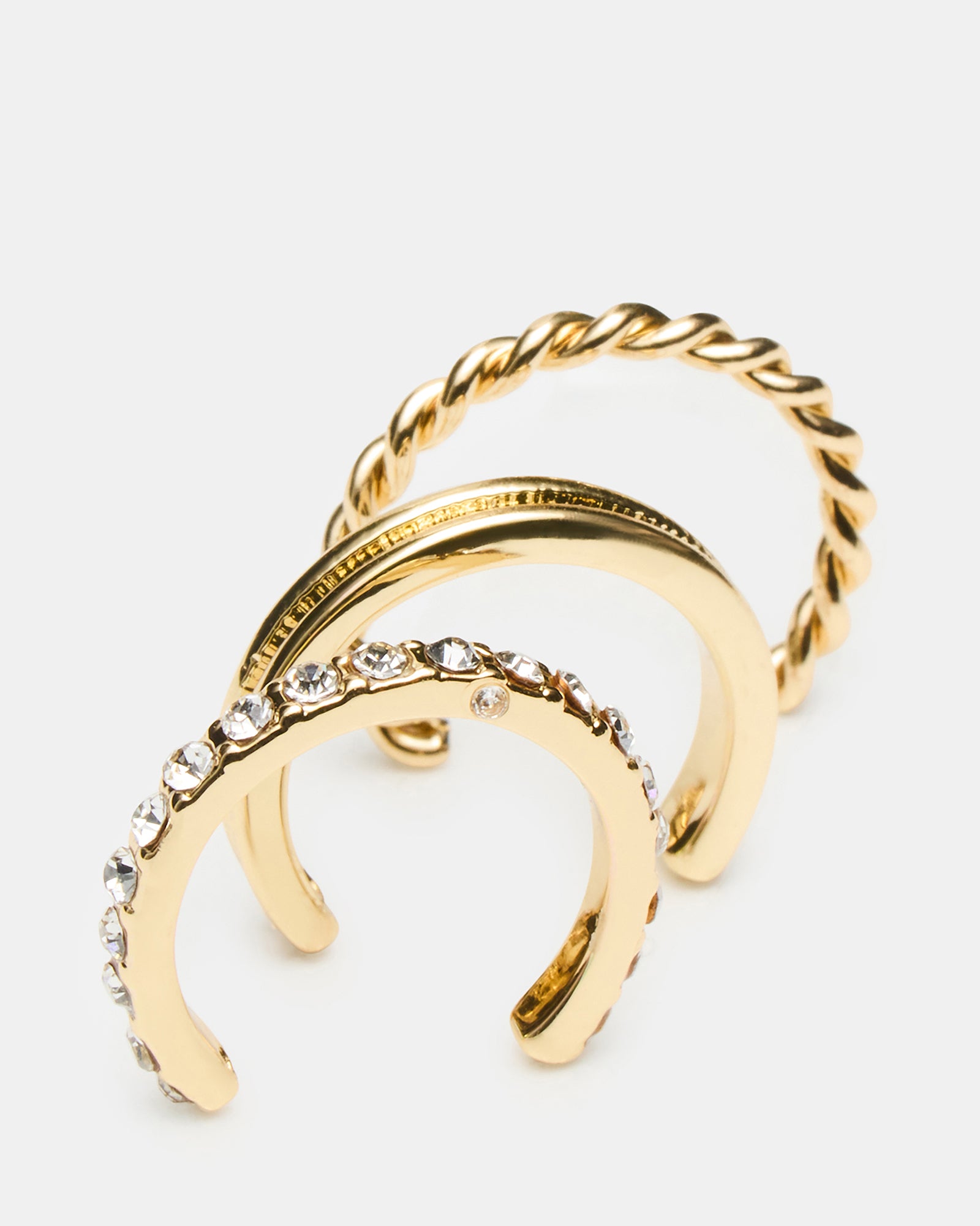 EMBELLISHED TOE RING SET GOLD - view 3