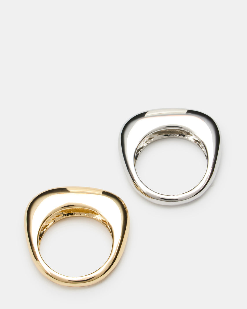 PUFFY RING SET GOLD MULTI - view 3