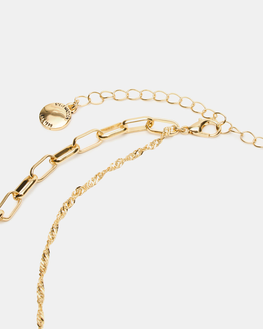 WATCH PENDANT NECKLACE GOLD - view 4