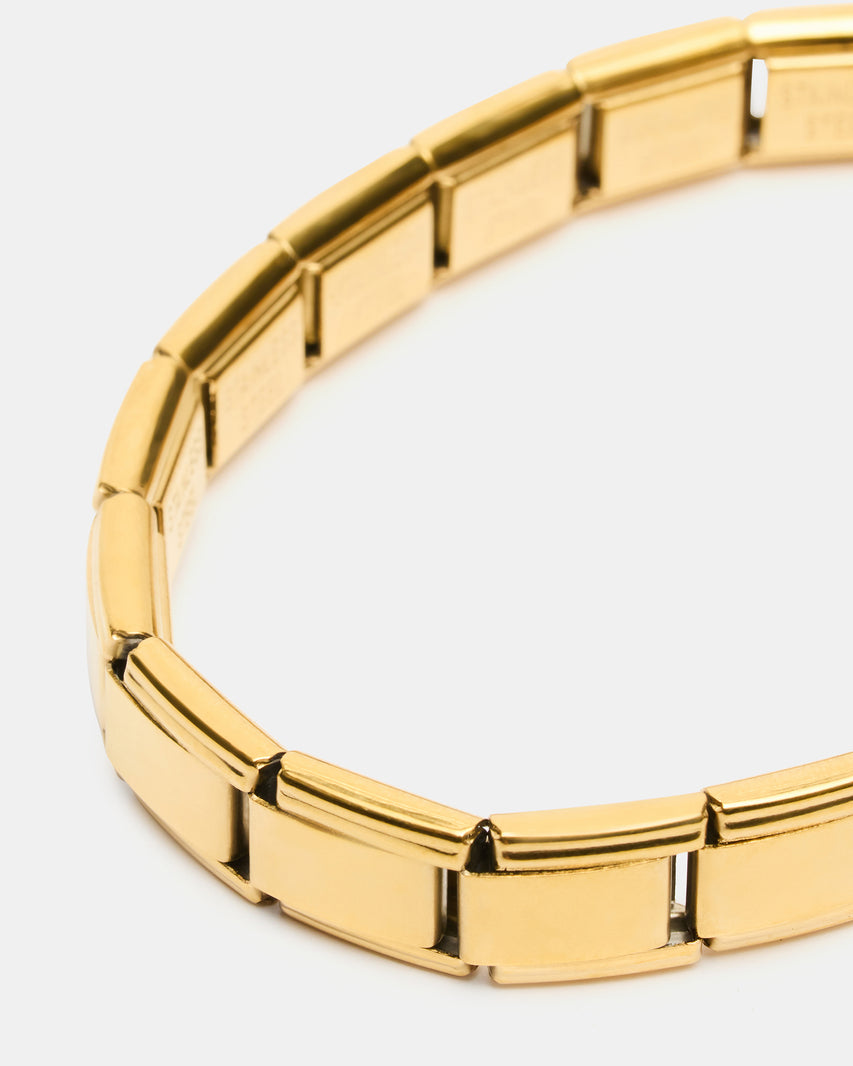 LINK STRETCH BRACELET GOLD - view 2