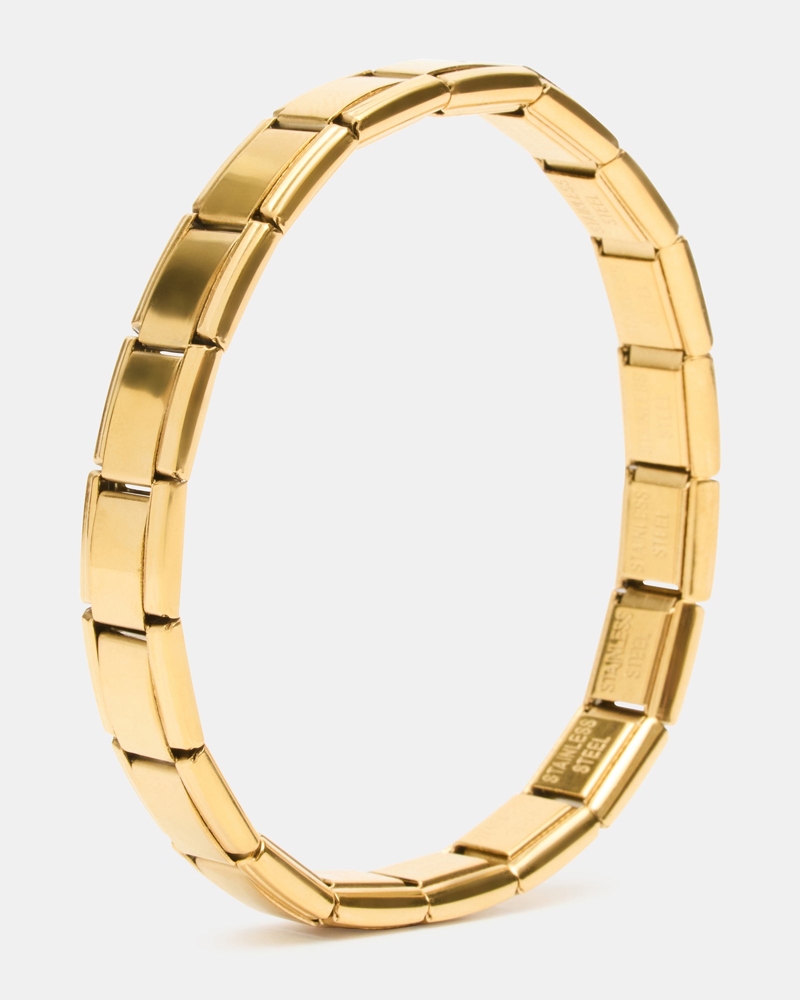 LINK STRETCH BRACELET GOLD - view 3