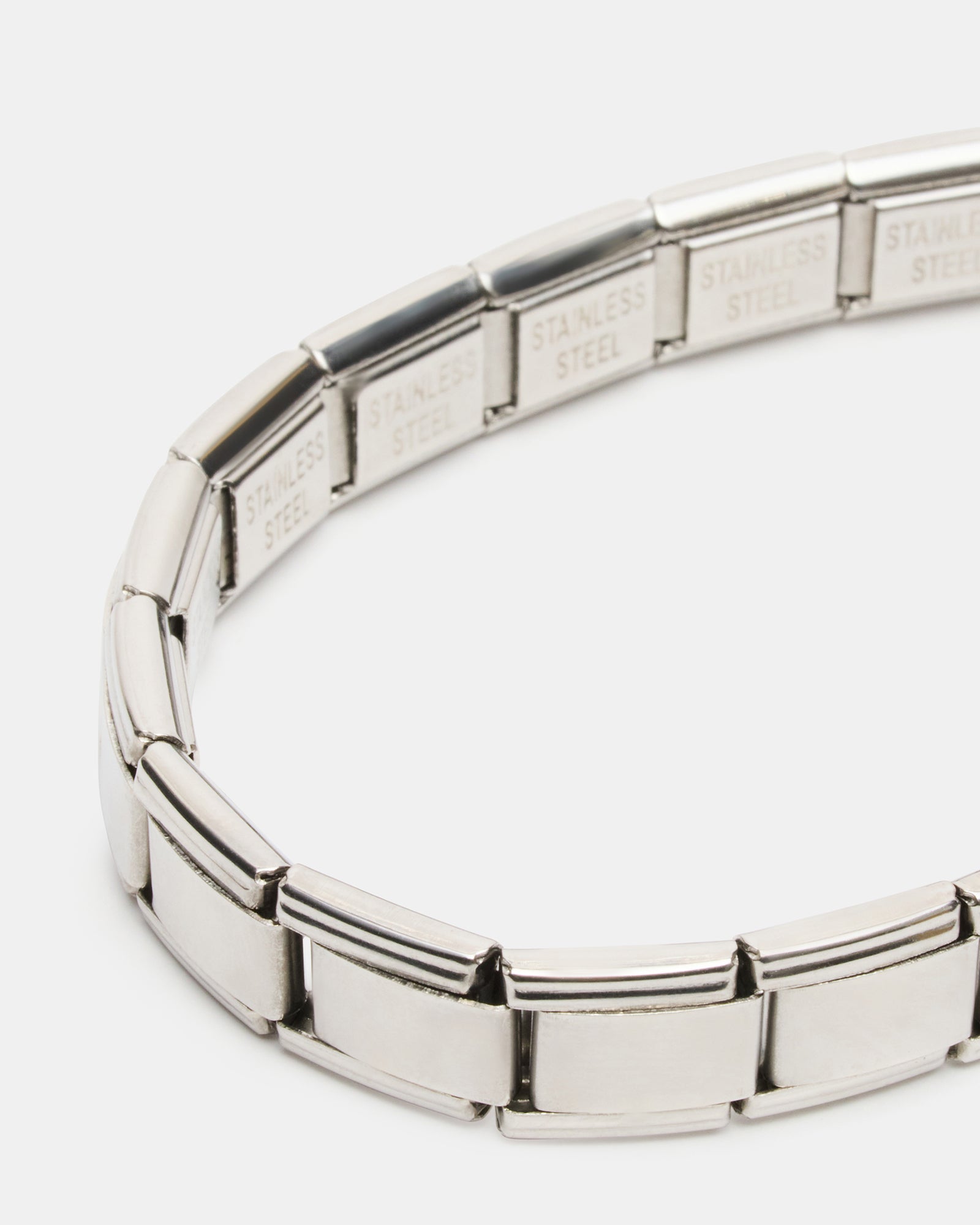 LINK STRETCH BRACELET SILVER - view 2