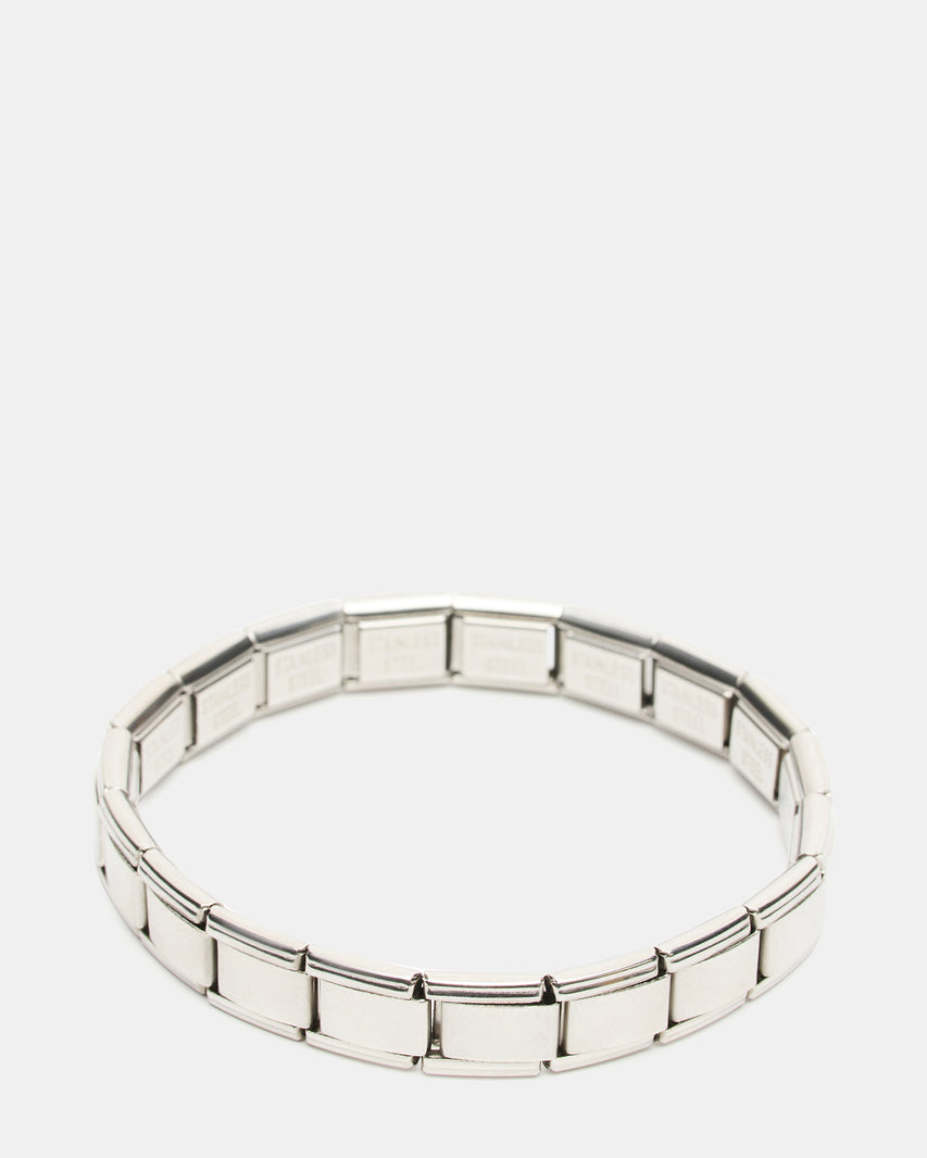 LINK STRETCH BRACELET SILVER