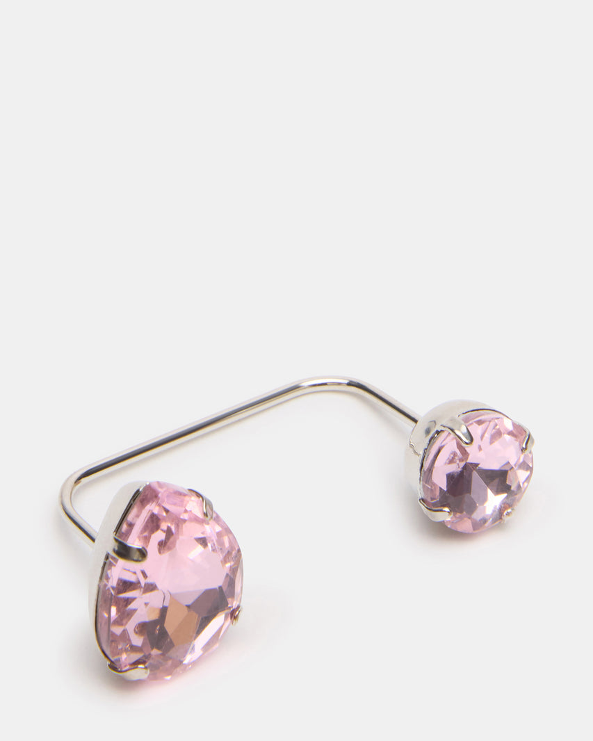 CRYSTAL TOE RING PINK - view 2