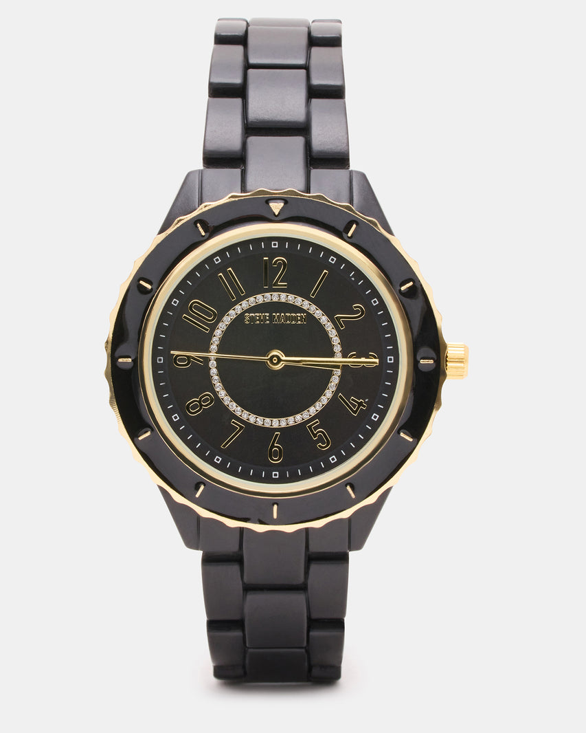 WOMEN'S STAINLESS STEEL WATCH BLACK