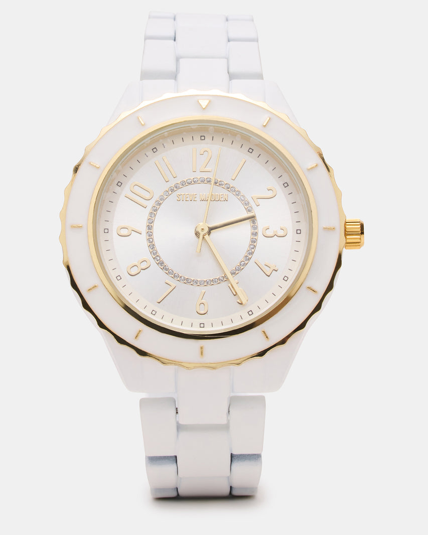 WOMEN'S STAINLESS STEEL WATCH WHITE