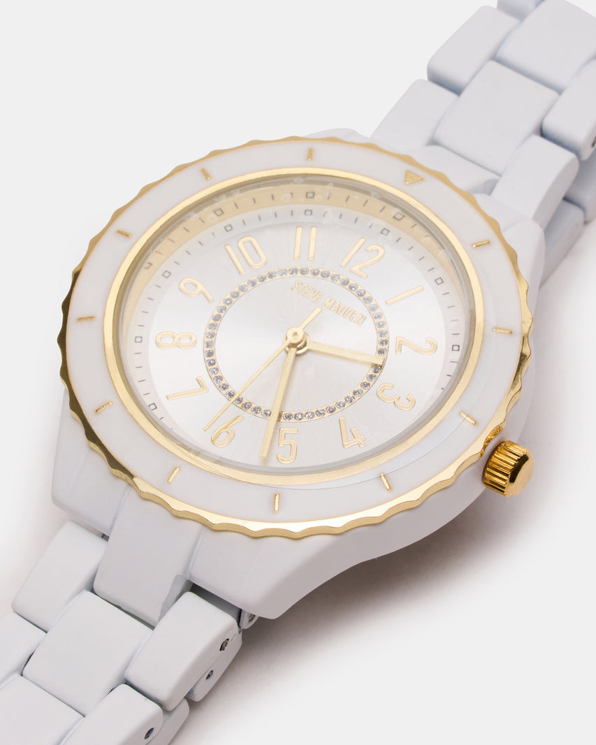 WOMEN'S STAINLESS STEEL WATCH WHITE