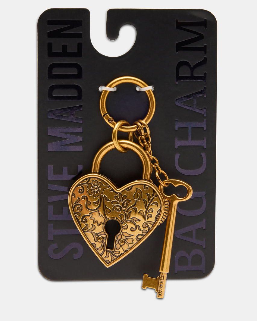 LOCKE BAG CHARM GOLD