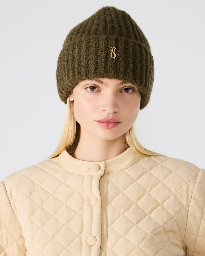 LOGO BEANIE GRAPE LEAF