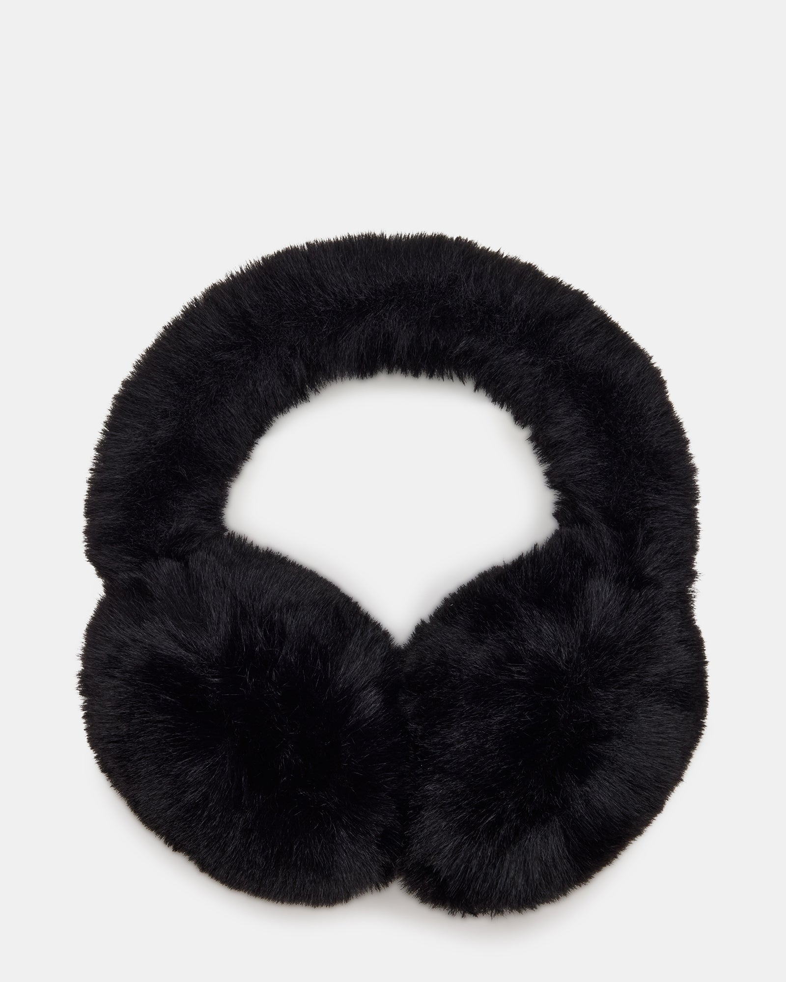 ALL OVER FAUX EARMUFFS BLACK