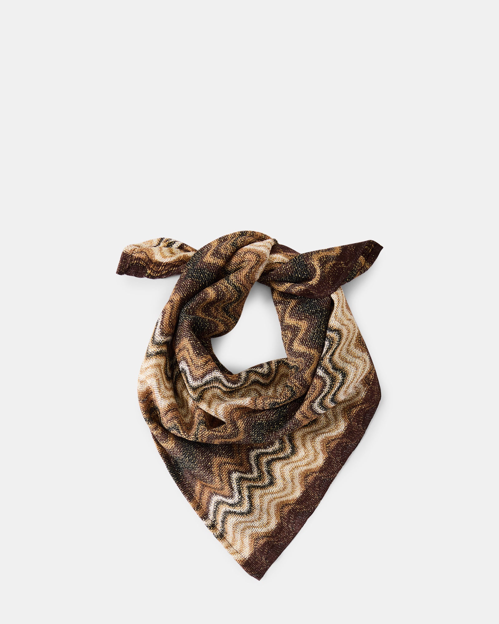 WAVY SHIMMER SQUARE NEUTRAL Women's Scarf | Steve Madden