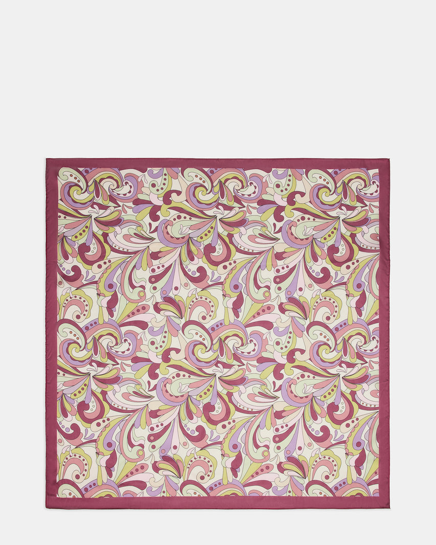 LAVENDER PRINTED SCARF - view 4