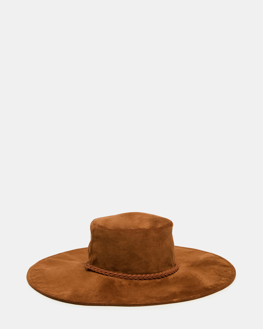 CHLOE FAUX SUEDE FLOPPY FEDORA TIRAMISU - view 2