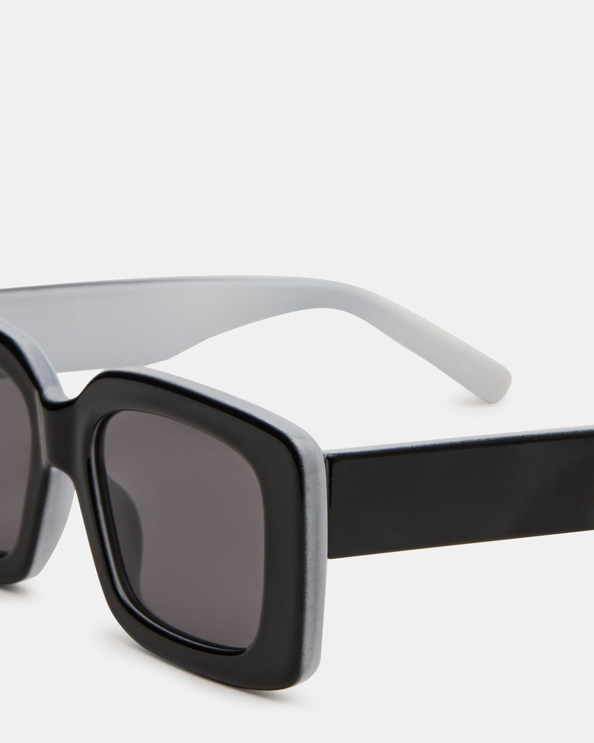 ASHLIN SUNGLASSES BLACK/WHITE - view 2