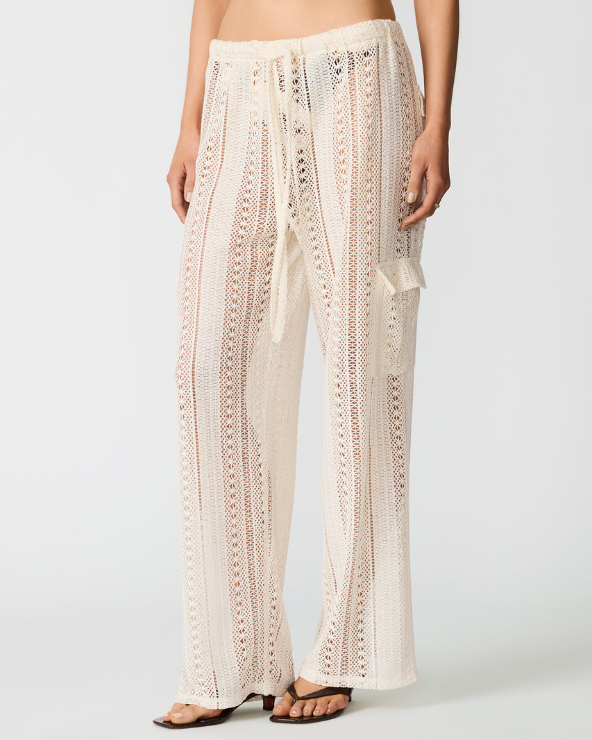 CROCHET BIKINI COVER-UP PEARL - view 2