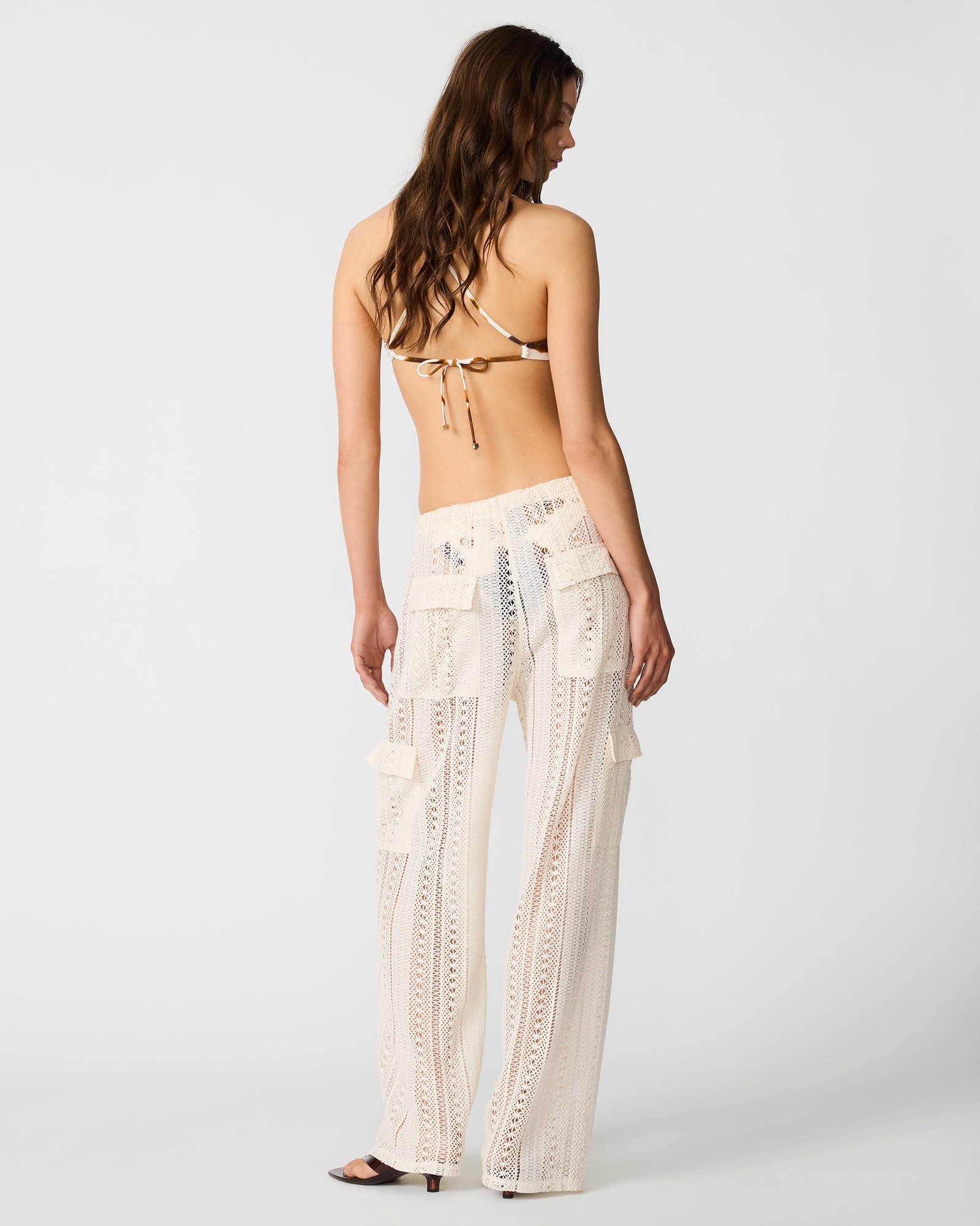 CROCHET BIKINI COVER-UP PEARL - view 4