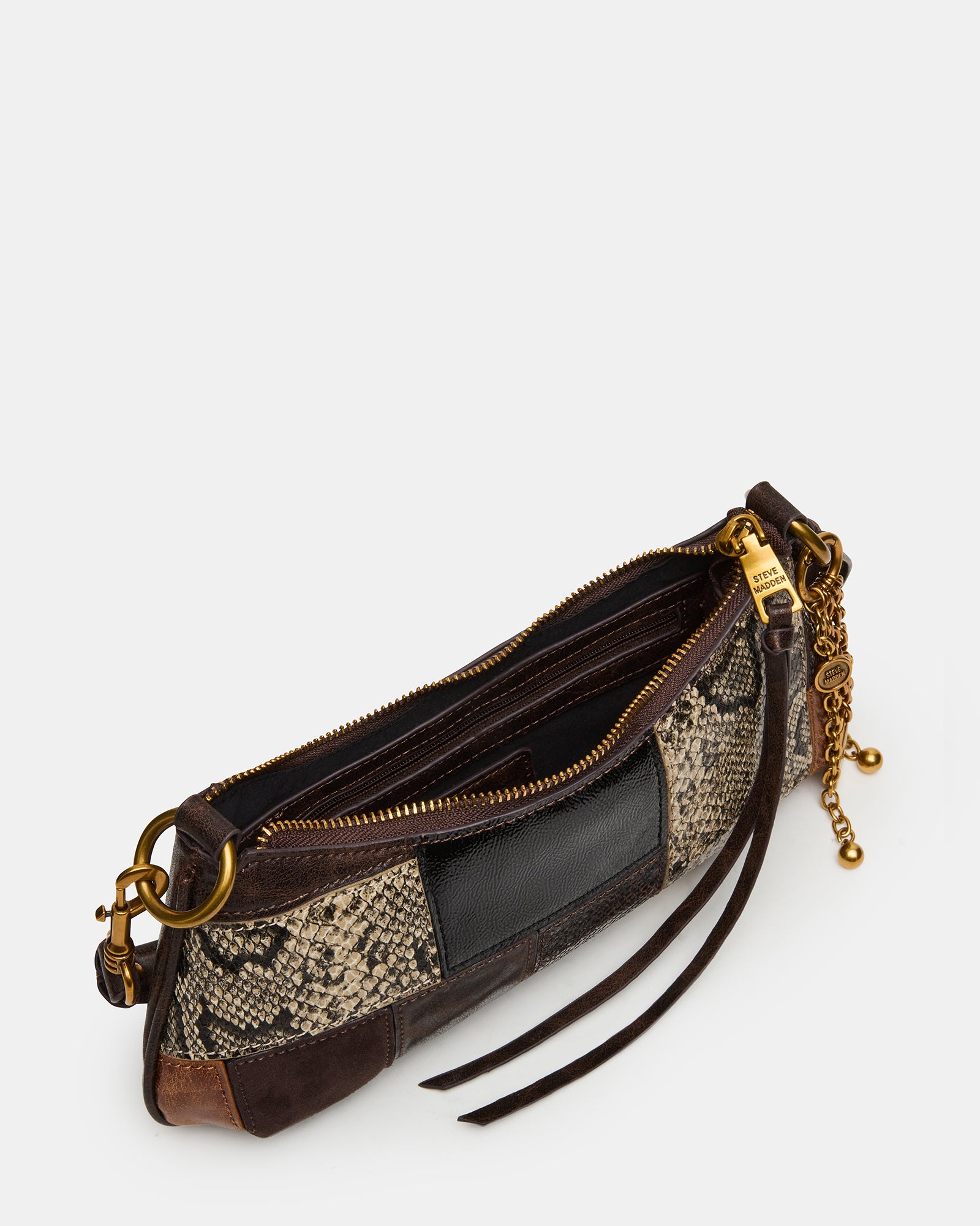 IRINA PATCHWORK BAG BROWN MULTI - view 5
