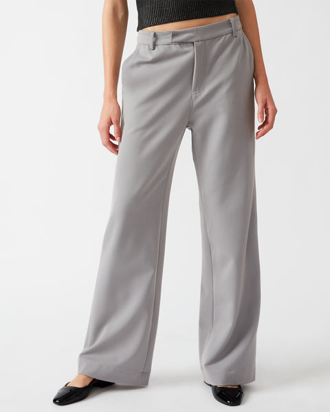 DEVIN Utility Pant Grey | Women's Relaxed Fit Trousers – Steve Madden