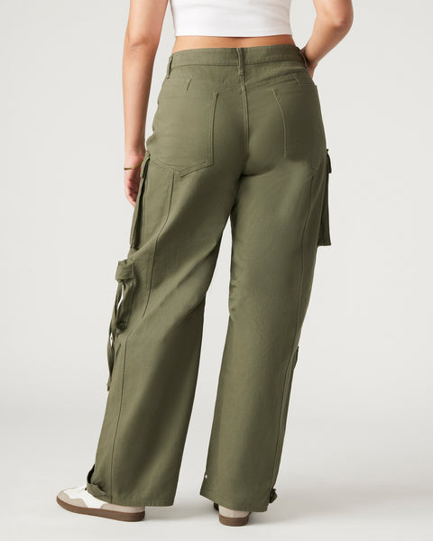 Ladies Cargo Pants - Army Green, Shop Today. Get it Tomorrow!