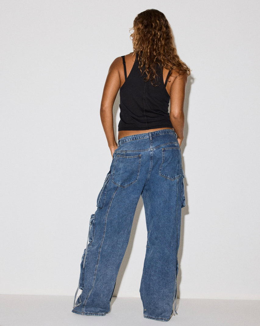 DUO MEDIUM DENIM PANT - view 4