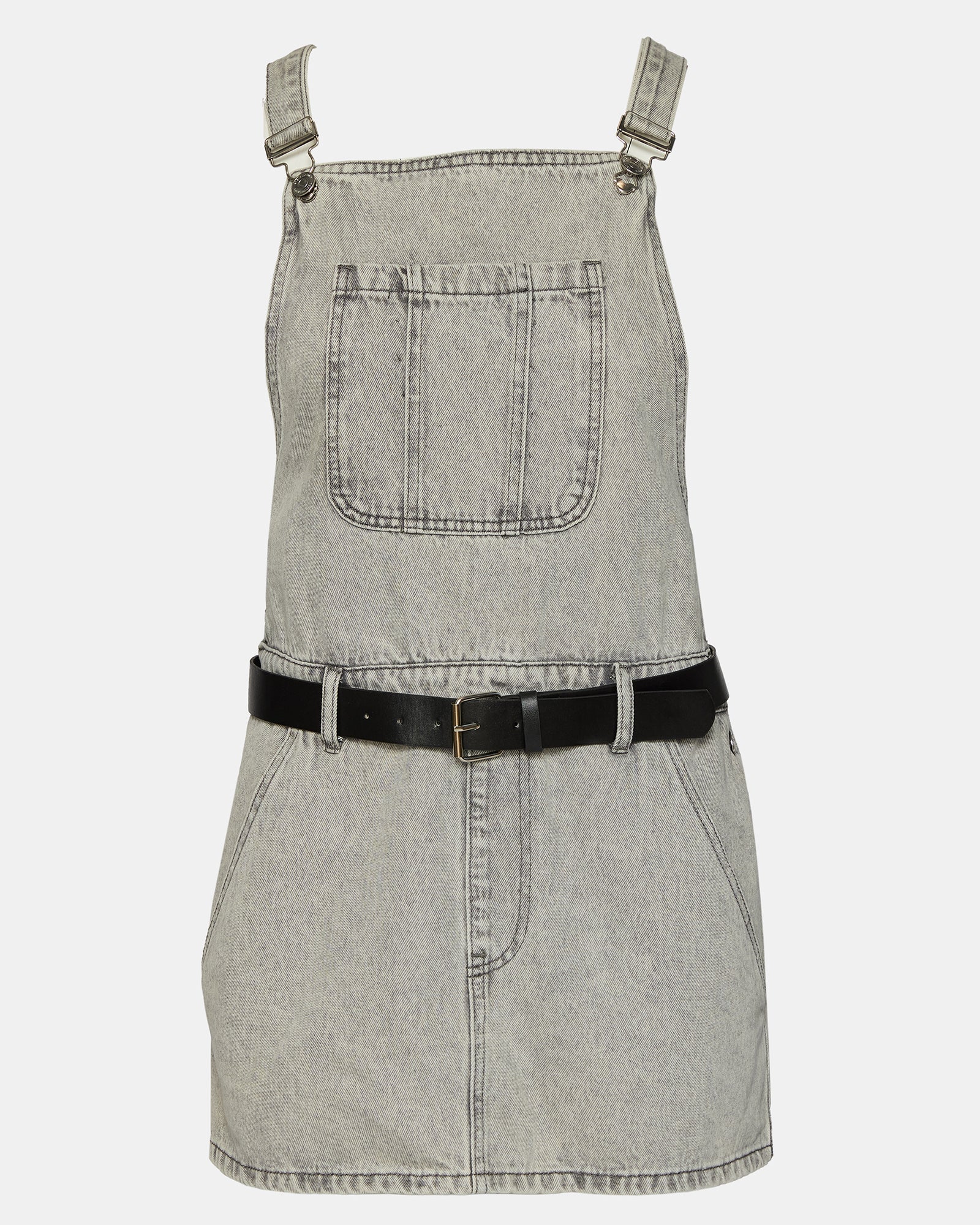 grey dungaree dress Gray Label Dungaree Dress, Grey Melange