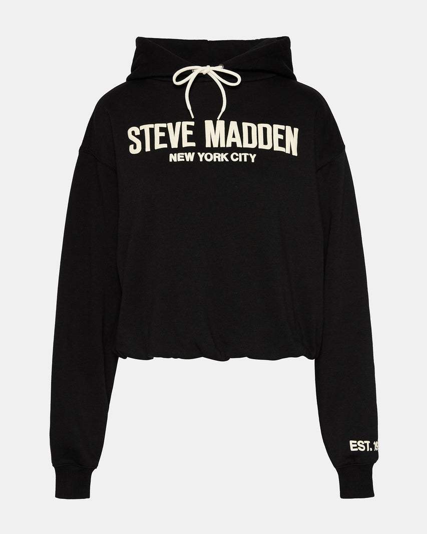 SM LOGO HOODIE BLACK - view 6