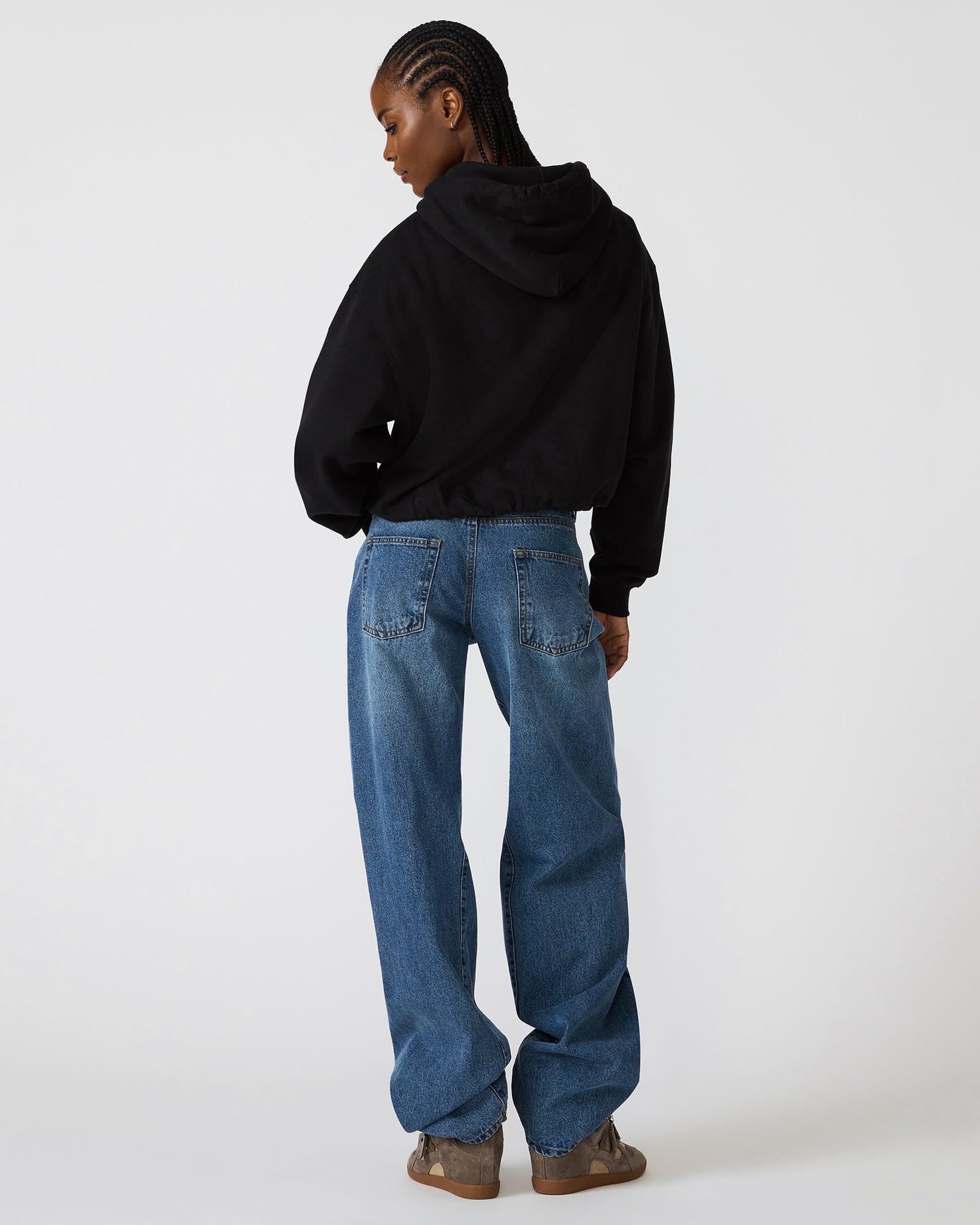 SM LOGO HOODIE BLACK - view 5