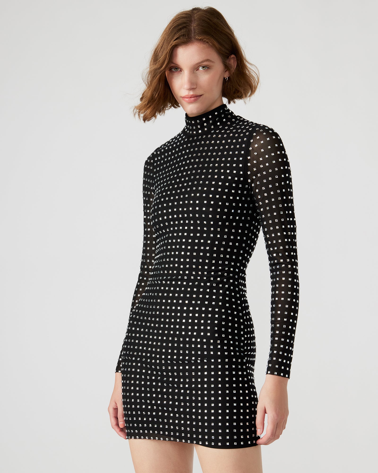 Steve Madden Women's Krista Dress, Black, XS