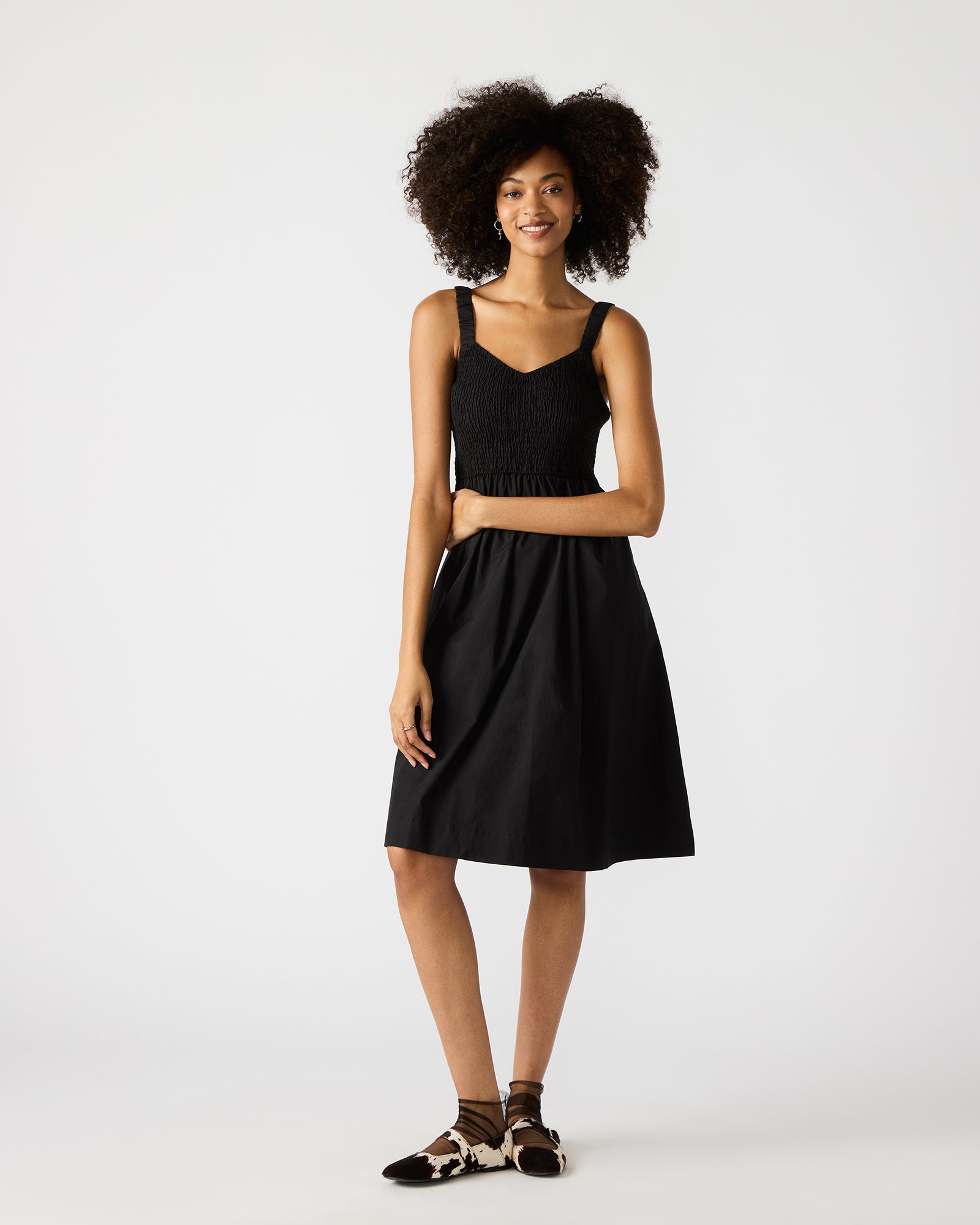 steve madden black leather dress Steve Madden Abbott Faux Leather Dress FOSSILBROWN / 2